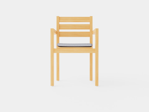 Medford stacking chair 3D-Modell