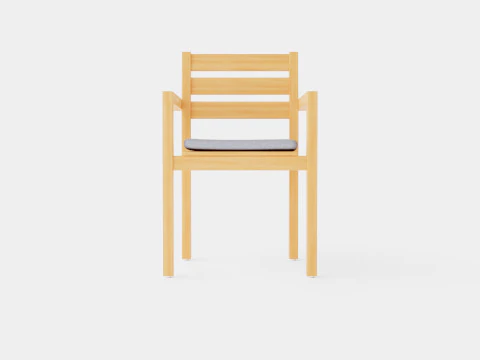Medford stacking chair 3D Model