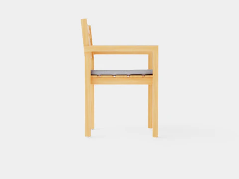 Medford stacking chair 3D Model