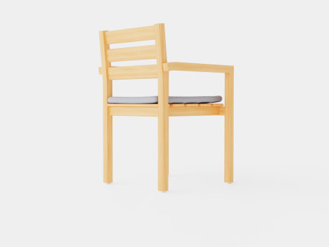 Medford stacking chair 3D-Modell