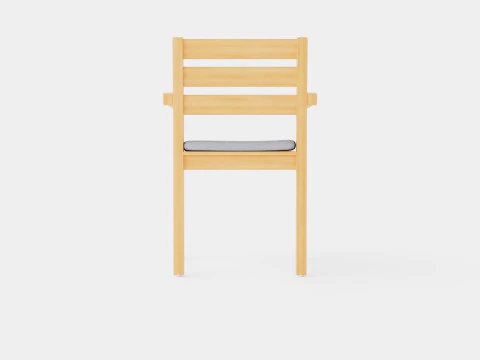 Medford stacking chair 3D Model