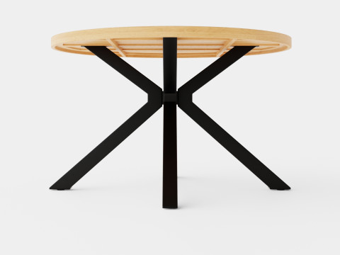 Long Island dining table 3D मॉडल