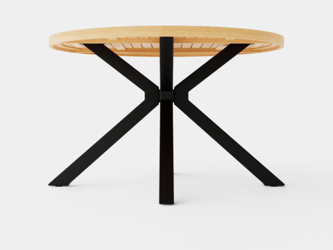 Long Island dining table 3D Model