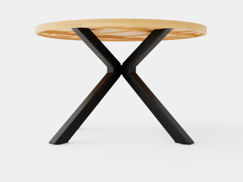 Long Island dining table 3D Model