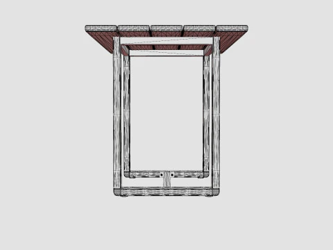 Long Island bar table 3D Model