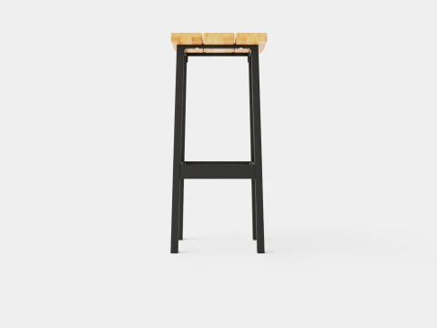 Long Island bar stool 3D Model