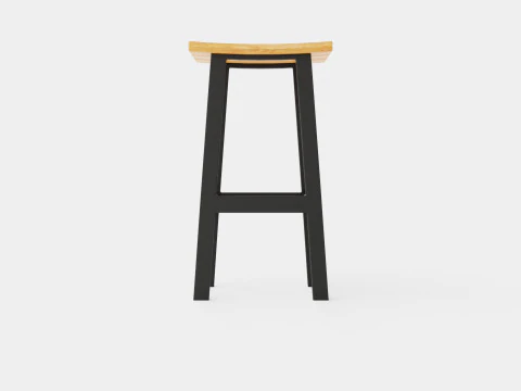 Long Island bar stool 3D Model