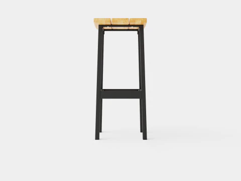 Long Island bar stool 3D Model