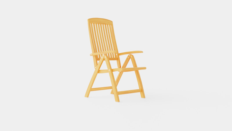 Boston reclining chair 3D Модель .c4d .max .obj .3ds .fbx .stl .blend 