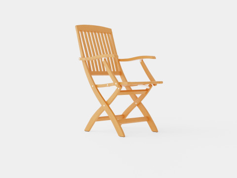 Boston folding chair Modello 3D