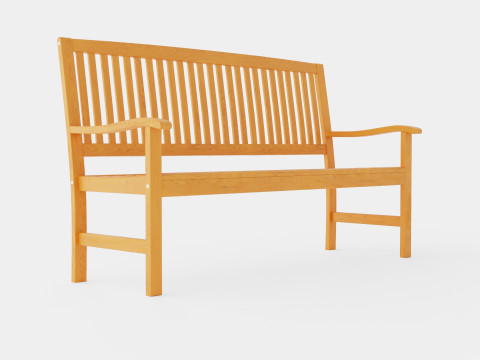 Boston 3-seater sofa 3D Model