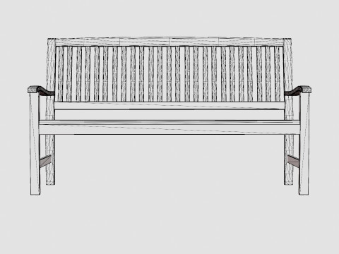 Boston 3-seater sofa 3Dモデル