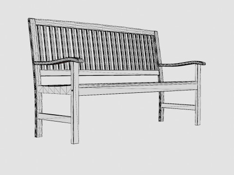 Boston 3-seater sofa 3Dモデル