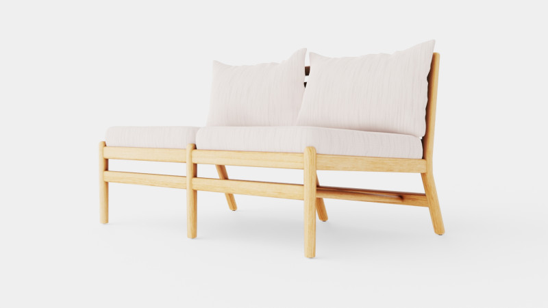 Hampton 2-seater module Modelo 3D .c4d .max .obj .3ds .fbx .stl .blend 