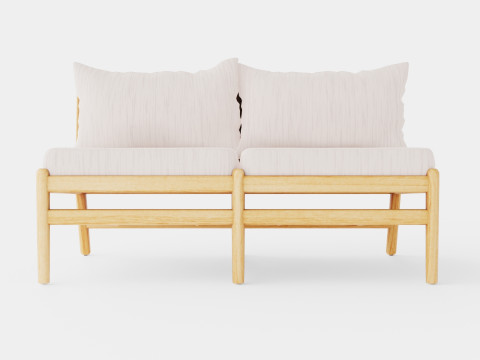 Hampton 2-seater module Modelo 3D