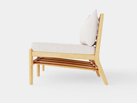Hampton 2-seater module 3D Model