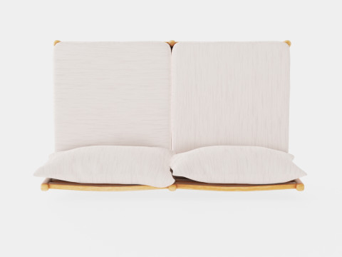 Hampton 2-seater module Modelo 3D