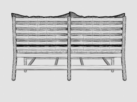 Hampton 2-seater module Modelo 3D