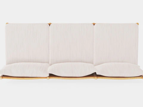 Hampton 3-seater module 3D Model