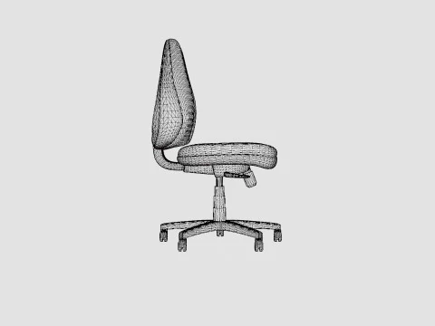 Hampton Office Chair 3D Model