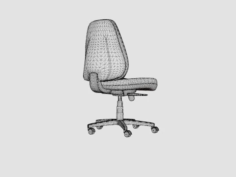 Hampton Office Chair 3D Model
