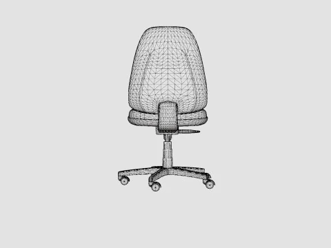 Hampton Office Chair 3D Model