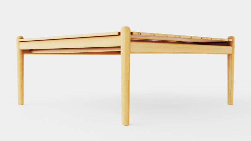 Hampton coffee table Model 3D .c4d .max .obj .3ds .fbx .stl .blend