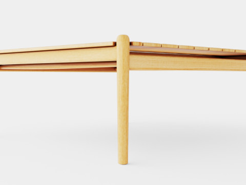 Hampton coffee table 3D Model