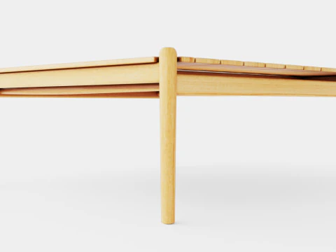 Table basse Hampton Modèle 3D