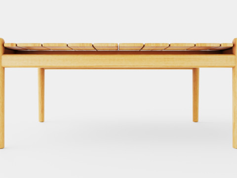 Hampton coffee table Model 3D