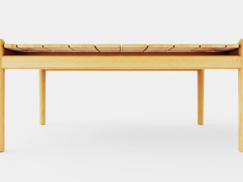 Hampton coffee table 3D Model