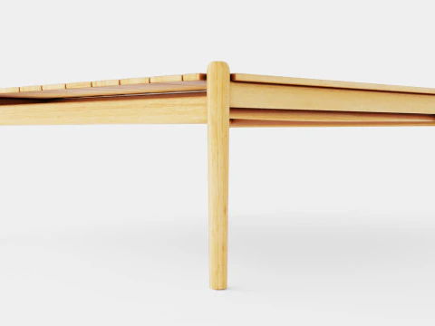 Hampton coffee table 3D Model