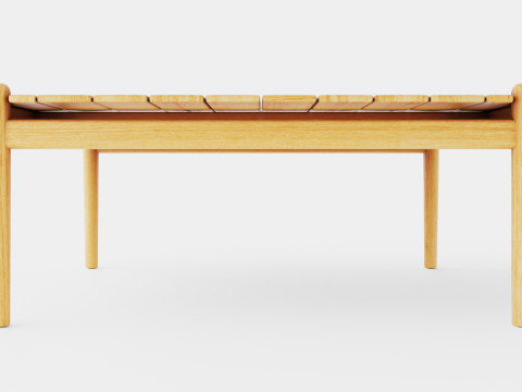 Hampton coffee table Model 3D