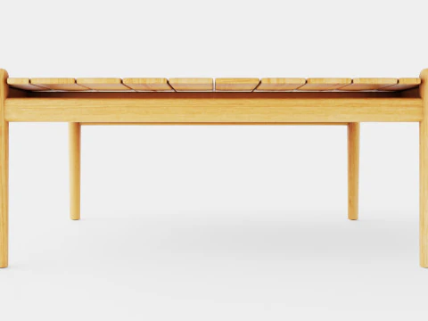 Hampton coffee table 3D Model