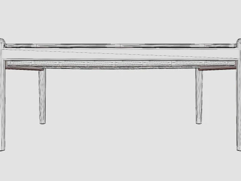 Hampton coffee table 3D Model
