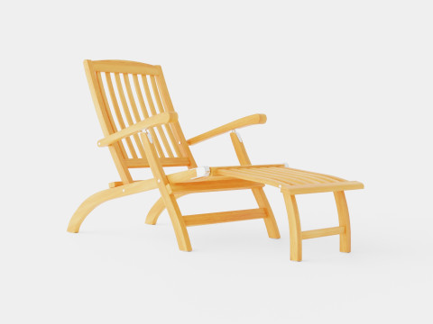 Hampton deck chair Model 3D