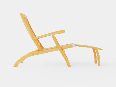 Hampton deck chair 3D Model