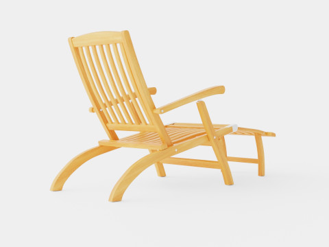 Hampton deck chair 3D Model