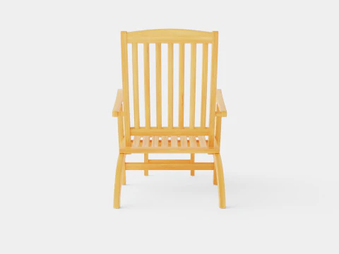 Hampton deck chair 3D Model