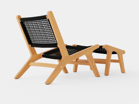 Bayport deck chair 3D 模型