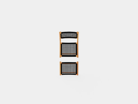 Bayport deck chair 3D 模型