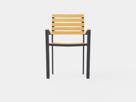 Bay stacking chair 3D 모델