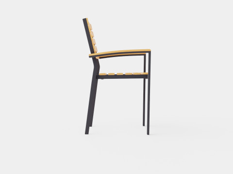 Bay stacking chair 3D 모델
