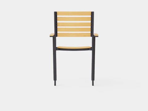 Bay stacking chair 3D Model