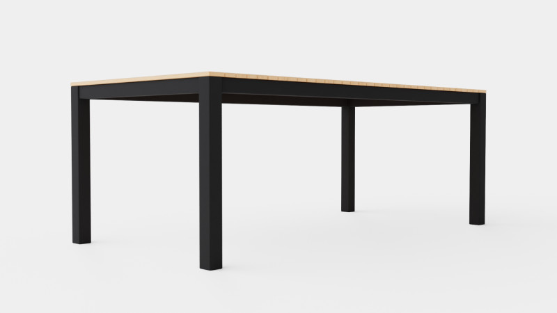 Bay dining table 3D Модель .c4d .max .obj .3ds .fbx .stl .blend 