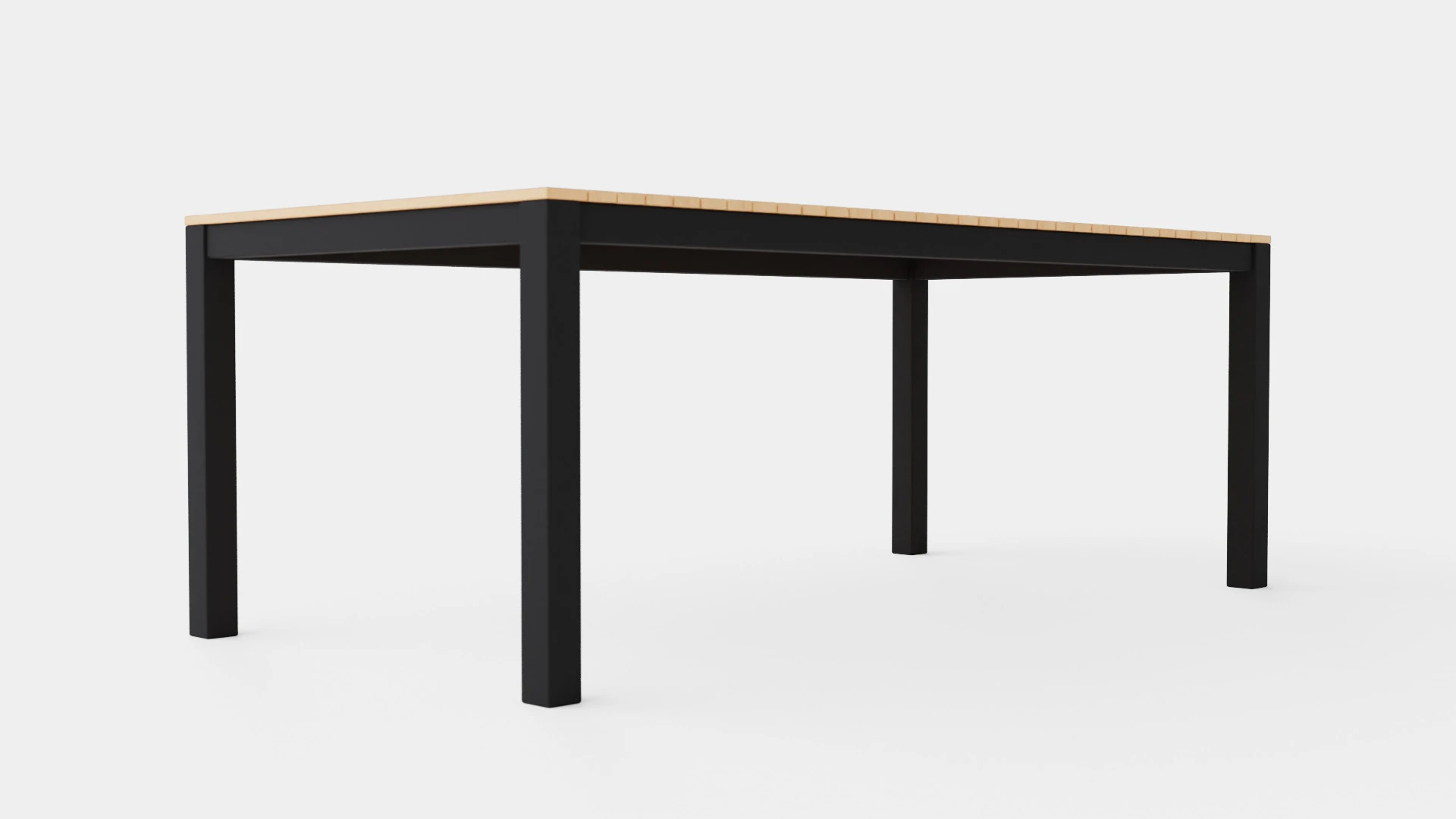 Bay dining table 3D Model .c4d .max .obj .3ds .fbx .stl .blend