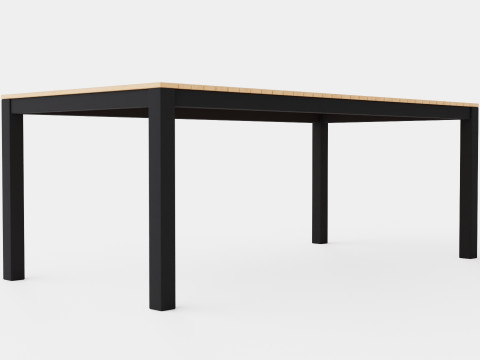 Bay dining table 3D Model