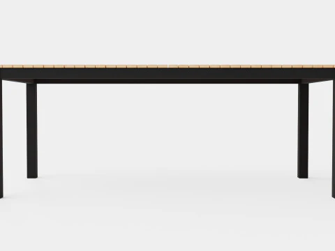 Bay dining table 3D Model