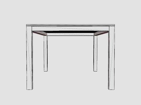 Bay dining table 3D Модель