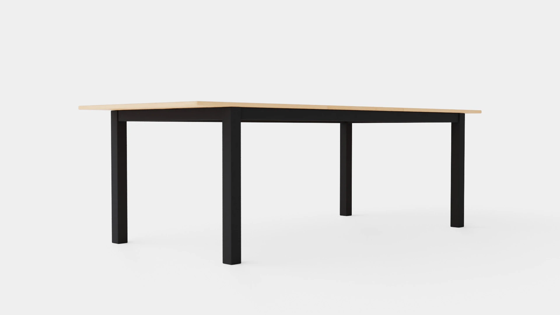 Bay dining table 3D Model .c4d .max .obj .3ds .fbx .stl .blend 